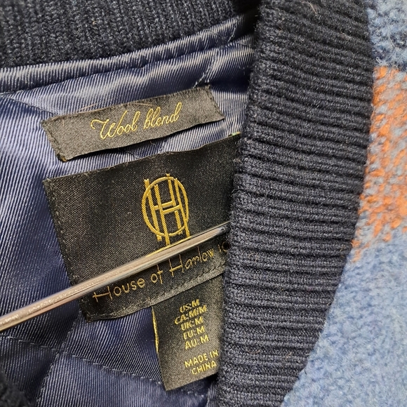 Wool Blend House Of Harlow Jacket Size M - Picture 3 of 3